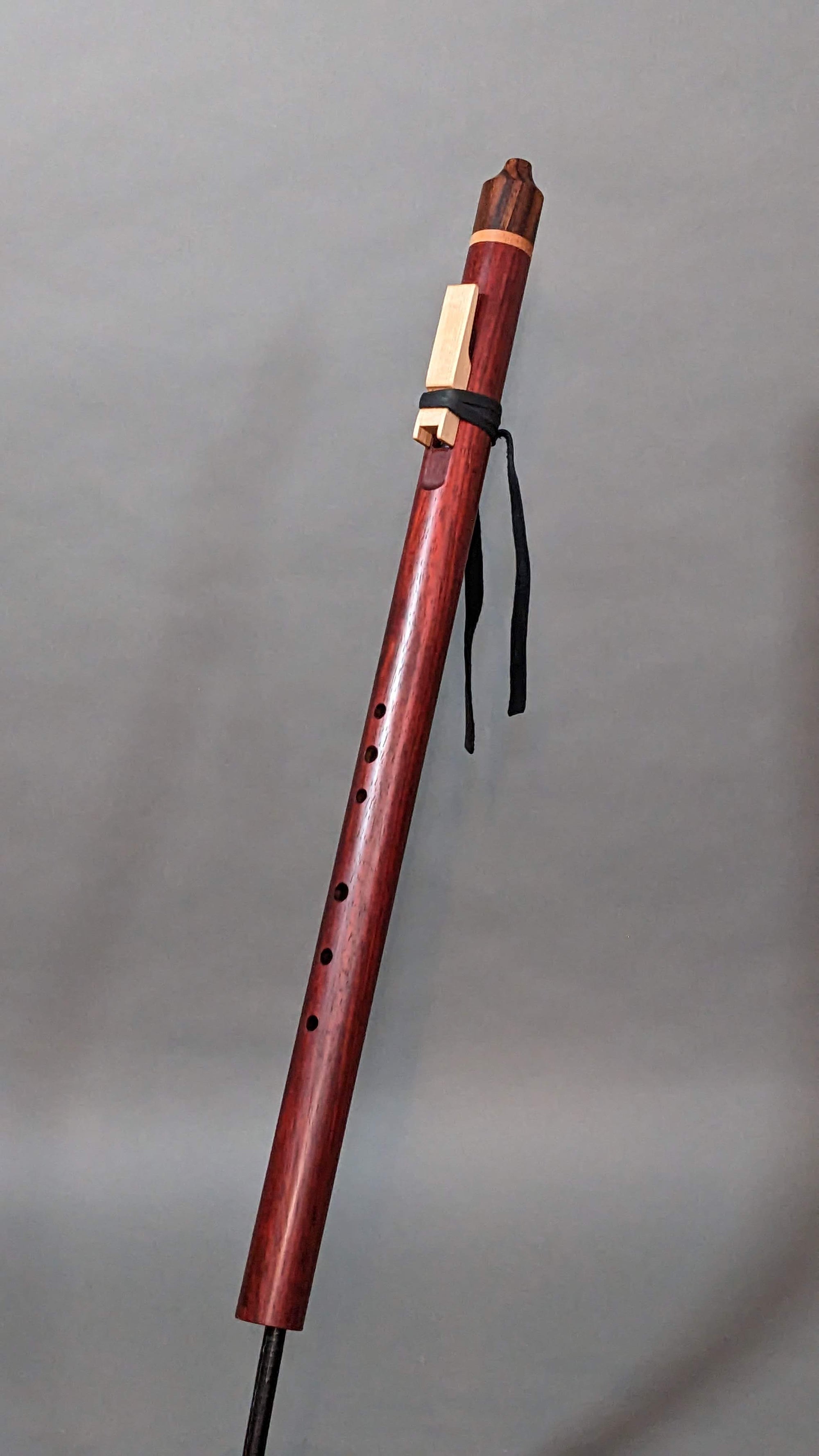 Mid F4 Padauk Flute (NS323)